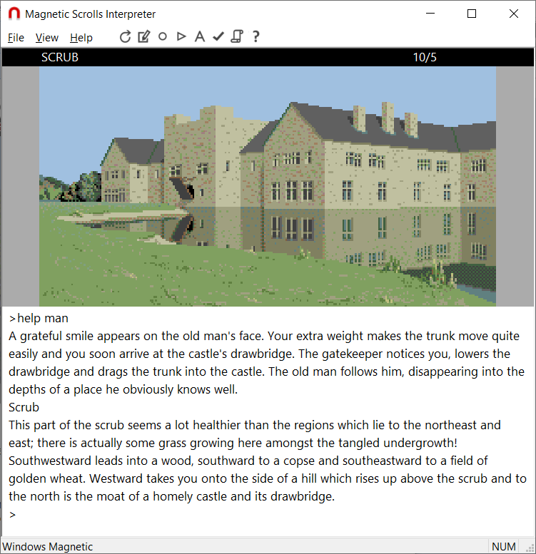 dMagnetic- A Magnetic Scrolls Interpreter - Interpreters - The