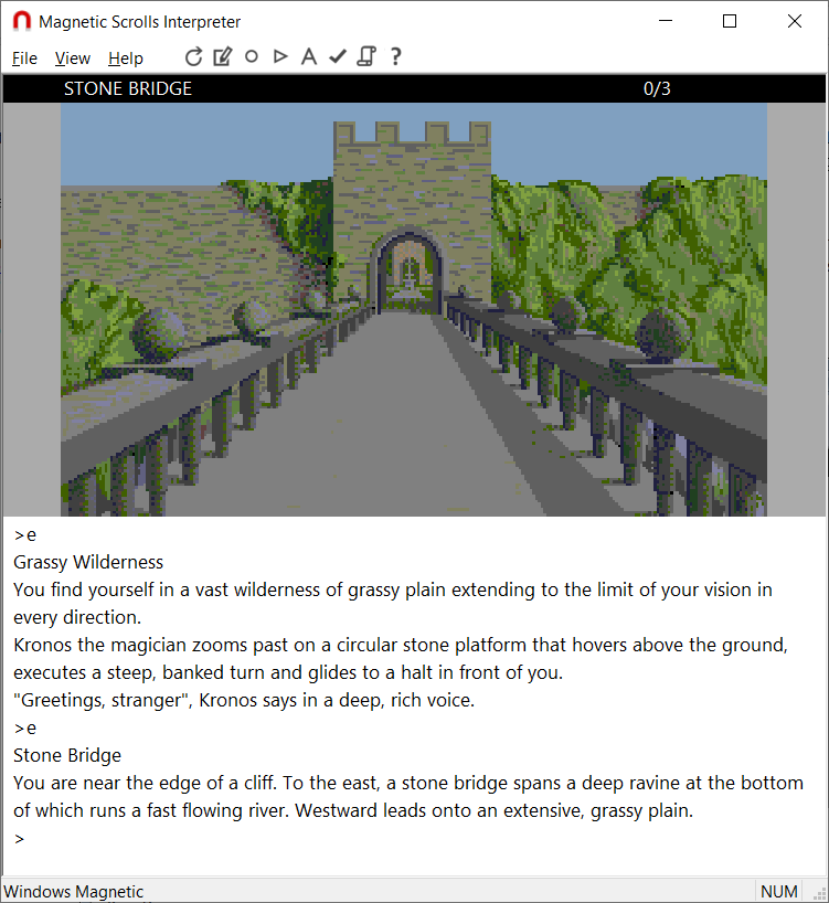 dMagnetic- A Magnetic Scrolls Interpreter - Interpreters - The